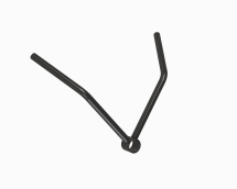 Рукоятка для работы с грифом слабоизогнутая средний хват Рукоятка для работы с грифом слабоизогнутая средний хват