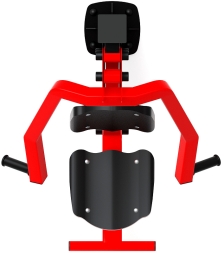 Жим от груди (красный) - Уличный тренажер - СТ 006-11.И1, фото 5 Жим от груди (красный) - Уличный тренажер - СТ 006-11.И1, фото 5