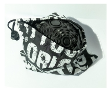 Мяч массажный 12 см Premium Black