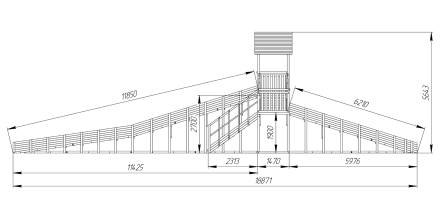 Зимняя горка Савушка Зима Wood 9/3, фото 6