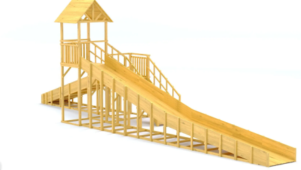 Зимняя горка Савушка Зима Wood 9/3, фото 2