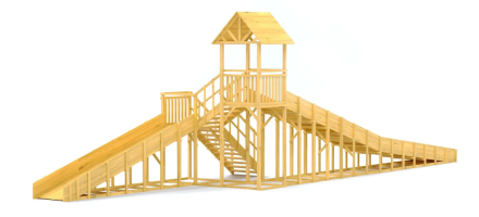 Зимняя горка Савушка Зима Wood 9/3, фото 3