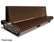 Скамейка уличная Ялта, Лиственница 1,5 м Скамейка уличная Ялта, Лиственница 1,5 м