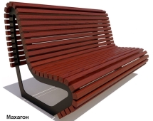 Скамейка парковая Лондон, Лиственница 1,2 м Скамейка парковая Лондон, Лиственница 1,2 м