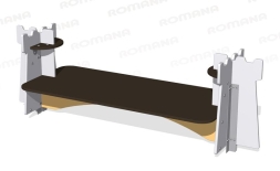 Скамейка Romana 057.55.00 двусторонняя для улицы, фото 3 Скамейка Romana 057.55.00 двусторонняя для улицы, фото 3