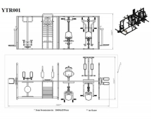 Комплекс с уличными тренажерами TORUDA Комплекс с уличными тренажерами TORUDA