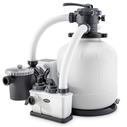 26378 Каркасный бассейн Ultra Frame 975х488х132см, фильтр-насос, лестница, тент, подстилка, фото 4