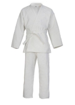 Кимоно для карате 30 размер (белый цвет, 240 г) 122 см  