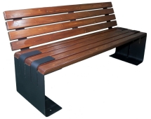 Скамейка уличная «Симферополь» без подлокотников, Сосна 3 м Скамейка уличная «Симферополь» без подлокотников, Сосна 3 м