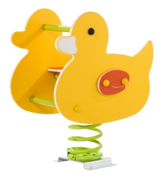 Качалка на пружине Royal Утка для детской площадки - Плоское крепление, фото 1 Качалка на пружине Royal Утка для детской площадки - Плоское крепление, фото 1