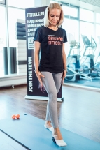 Мяч массажный 9 см серый