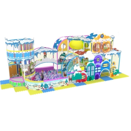 Детский игровой лабиринт «Снежный город» 35.9 м² (10,25*3,5*3,5м + декор 70см), фото 1