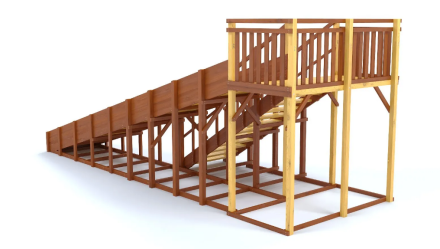 Зимняя горка Савушка Зима 6, фото 3