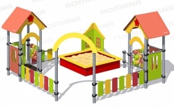 Песочный дворик Romana 109.05.00 для детской площадки, фото 1