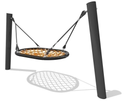 Качели Гнездо 040311 с подвесом металлические для детской площадки, фото 1 Качели Гнездо 040311 с подвесом металлические для детской площадки, фото 1