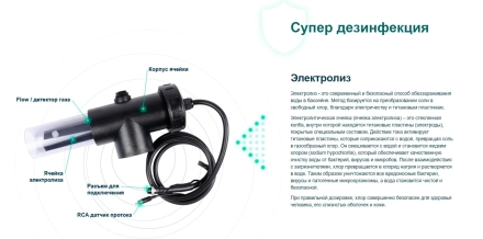 Хлоргенератор Hayward AquaRite LTO 33 гр/час, фото 5