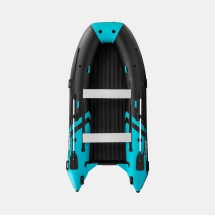 GLADIATOR E 380 PRO AIR Черно-бирюзовый моторная лодка ПВХ НДНД