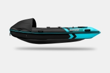 GLADIATOR E 380 PRO AIR Черно-бирюзовый моторная лодка ПВХ НДНД