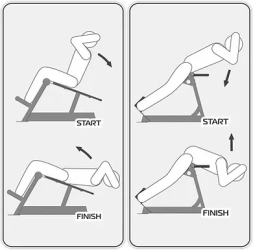 НВВ-023Z Скамья для пресса и гиперэкстензия, фото 2