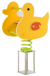 Качалка на пружине Royal Утка для детской площадки - Крепление для бетонирования, фото 1 Качалка на пружине Royal Утка для детской площадки - Крепление для бетонирования, фото 1