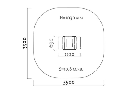 Качели-балансир на пружине Морская звезда 04513 для детской площадки, фото 3