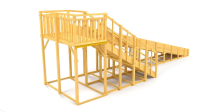 Зимняя горка Савушка Зима Wood 8 