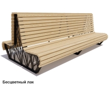 Скамейка уличная Ессентуки, Лиственница 1,8 м