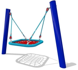 Качели Гнездо 04033 с подвесом металлические для детской площадки, фото 1 Качели Гнездо 04033 с подвесом металлические для детской площадки, фото 1