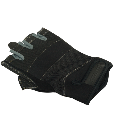 Перчатки для фитнеса SU-116, черные/серые, фото 2