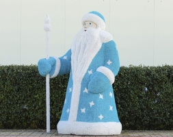 Топиари Дед Мороз с посохом - газон Eco, фото 4