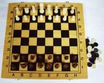 Набор 3 в 1(шахматы,шашки,нарды) шпон В2412