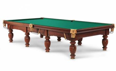 Бильярдный стол - Олимп-Люкс 12 Футов, Русская пирамида, Сланец Orero 45 мм, фото 1