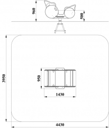 ДИО 4.42 Качалка на пружине, фото 2