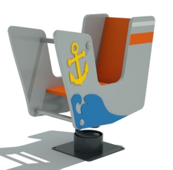 Качалка на пружине КНП Кораблик для детской площадки Качалка на пружине КНП Кораблик для детской площадки