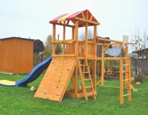 Детская игровая деревянная площадка для дачи "Мадрид 5" Детская игровая деревянная площадка для дачи "Мадрид 5"