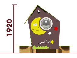 Песочный дворик Домик звездочета 05204 для детской площадки, фото 3 Песочный дворик Домик звездочета 05204 для детской площадки, фото 3