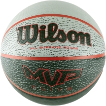 Мяч баск. WILSON MVP ELITE, арт.WTB1460XB07, р.7, резина, бутил.камера, серо-красно-черный