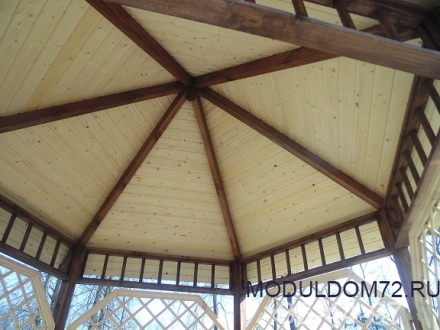 Шестигранная беседка №12 - 3х3м, фото 3