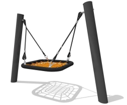 Качели Гнездо 040331 с подвесом металлические для детской площадки, фото 1 Качели Гнездо 040331 с подвесом металлические для детской площадки, фото 1