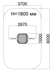 Качели Гнездо 040331 с подвесом металлические для детской площадки, фото 2 Качели Гнездо 040331 с подвесом металлические для детской площадки, фото 2