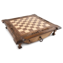 Шахматы резные в ларце с ящиками 50, Haleyan