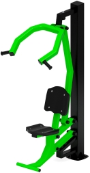 Тяга верхняя (зеленый) - Уличный тренажер - СТ 007-12.И1, фото 4 Тяга верхняя (зеленый) - Уличный тренажер - СТ 007-12.И1, фото 4
