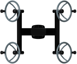 Рули (положение стоя) серый - Уличный тренажер - СТ 101-13, фото 5