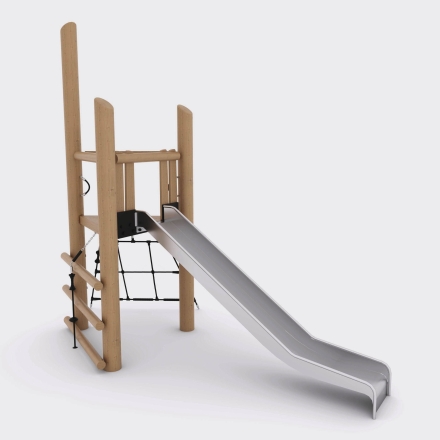 Комплекс для лазания Вышка пожарного с горкой, фото 2