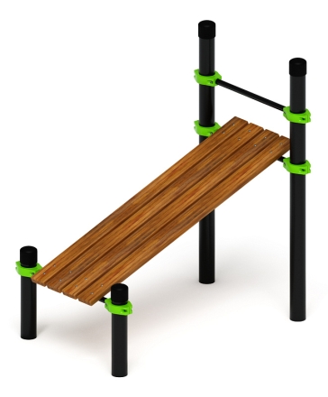 Воркаут 89 зеленый ВТ 11.13-02 , фото 2