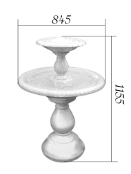 Фонтанчик садовый Аркадиан (белый), фото 9