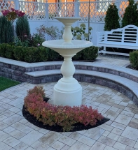 Фонтанчик садовый Аркадиан (белый)