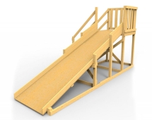 Деревянная зимняя горка Сорбет Мята 2 Деревянная зимняя горка Сорбет Мята 2