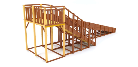 Зимняя горка Савушка Зима 8, фото 4