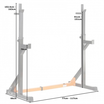 Стойка под штангу DFC DSST11, фото 4
